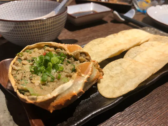 蟹肉蟹膏甲羅燒