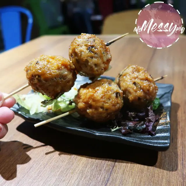 自家製香菇雞肉丸串燒