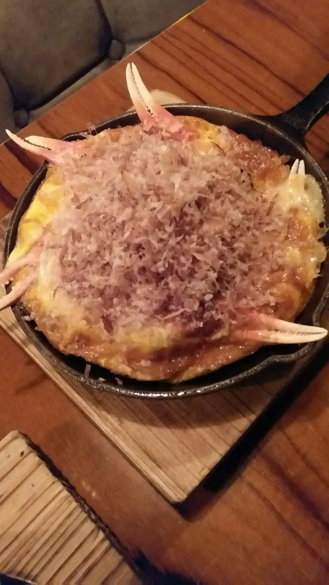 芝士煎蟹餅