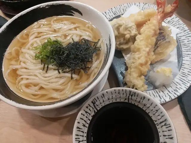 海蝦天婦羅稻庭烏冬