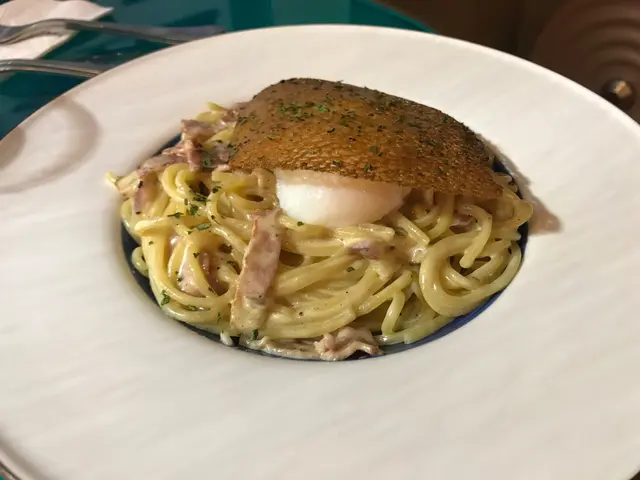 卡邦尼意粉配溫泉蛋