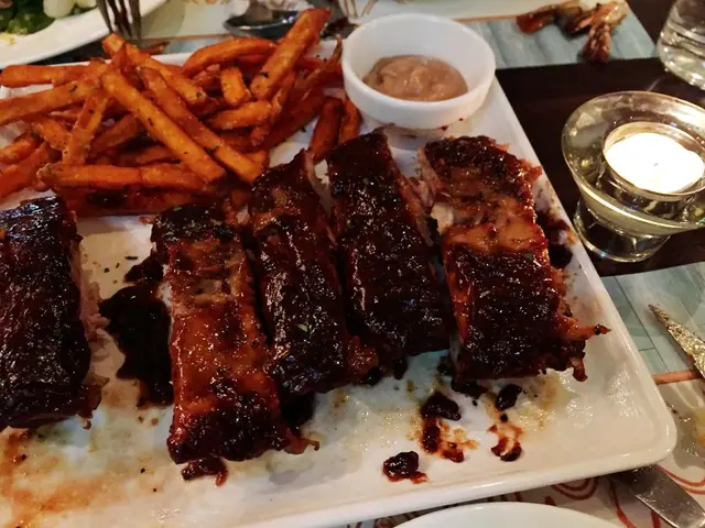 BBQ猪仔骨配薯条