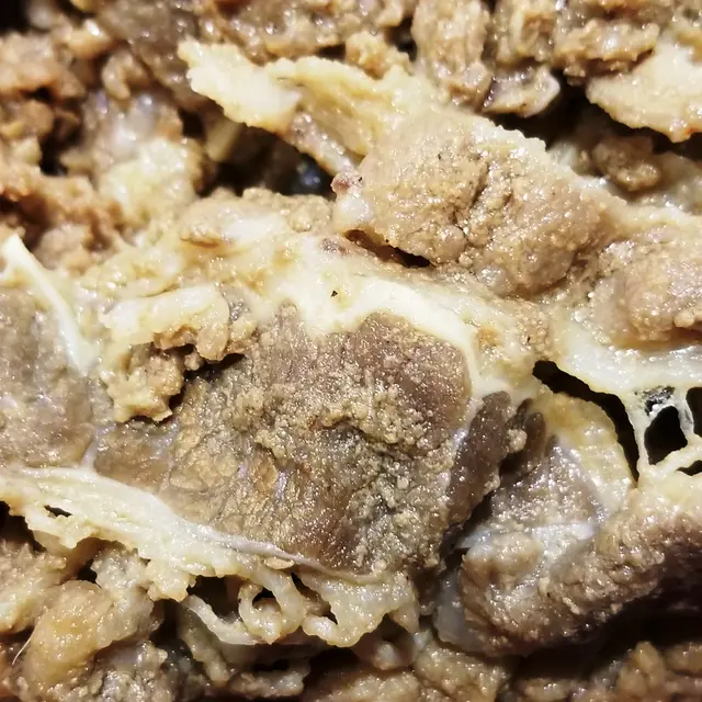 牛肉份量充足。