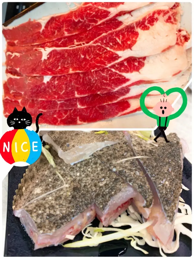 安格斯牛肩肉、多寶魚