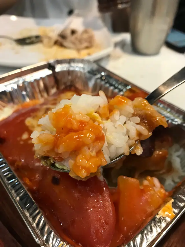 鮮茄汁焗豬扒飯