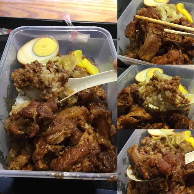 一盒裡面有肉燥、有豬軟骨、有滷水蛋連酸菜 都幾飽肚抵食