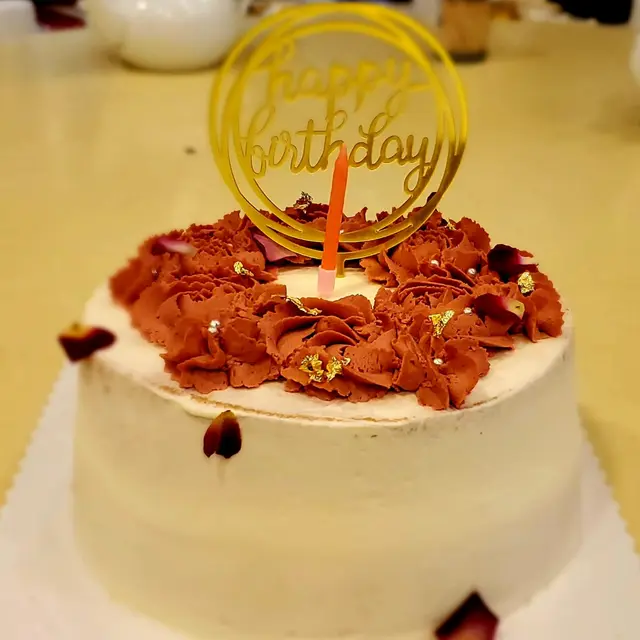 無油攻瑰草莓伯爵茶戚風蛋糕