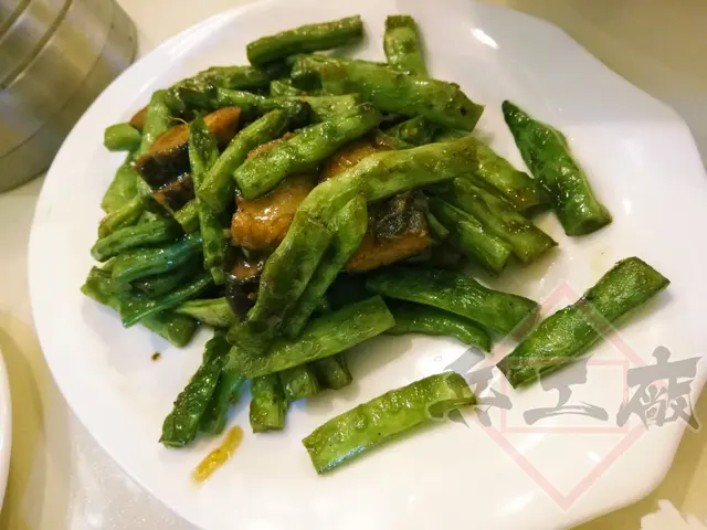 四季豆炒斑片