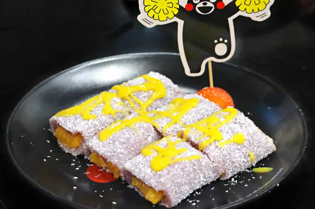 鮮芒果紫米卷