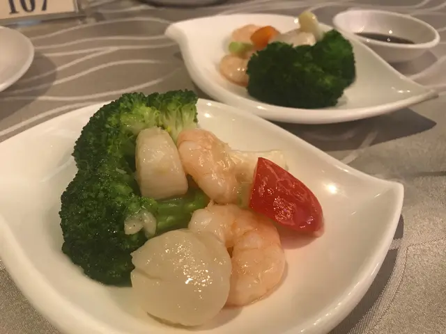 西蘭花大蝦帶子