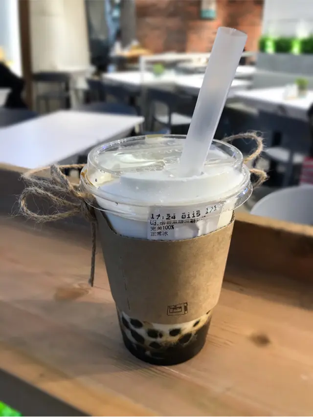 熔岩黑糖波霸鮮奶