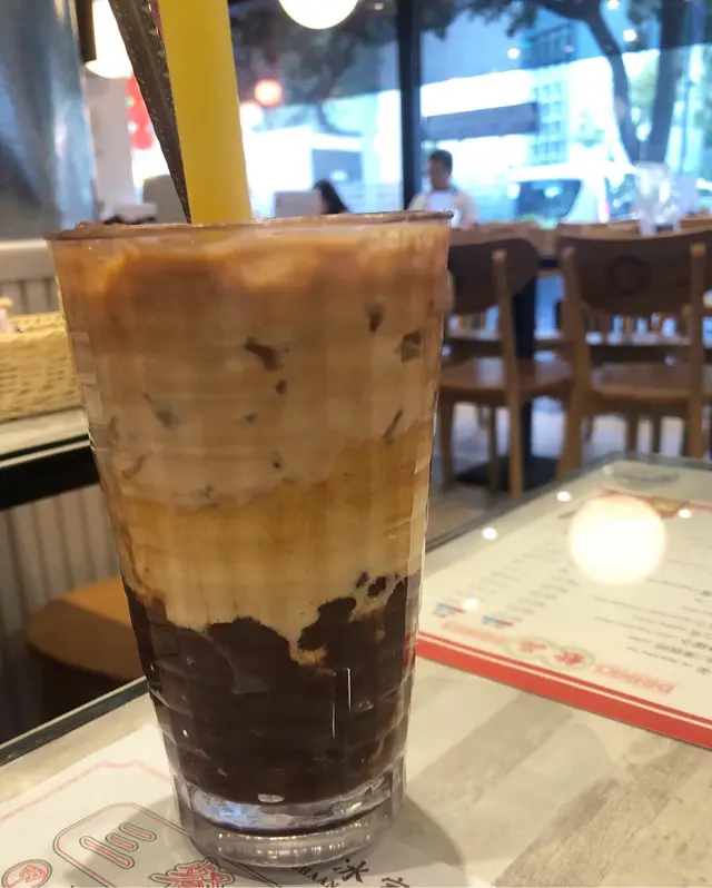 奶茶紅豆冰