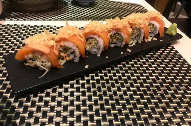 天婦羅三文魚反卷 