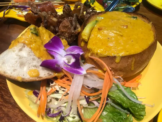 咖喱法包軟殼蟹