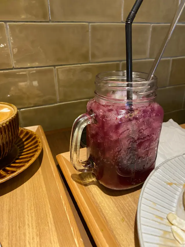 Lychee  rosella  soda