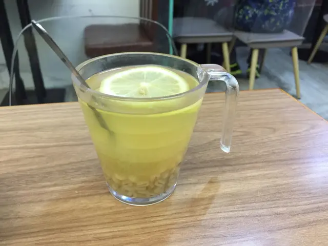 熱檸檬薏米水