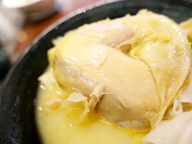 砂窩花膠雲吞雞