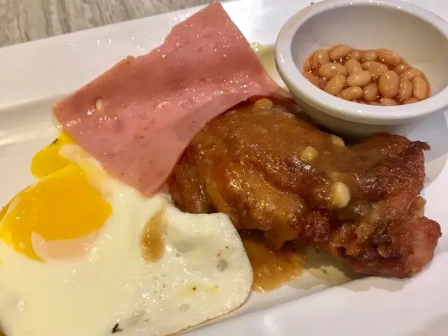 焗豆火腿太陽蛋雞扒