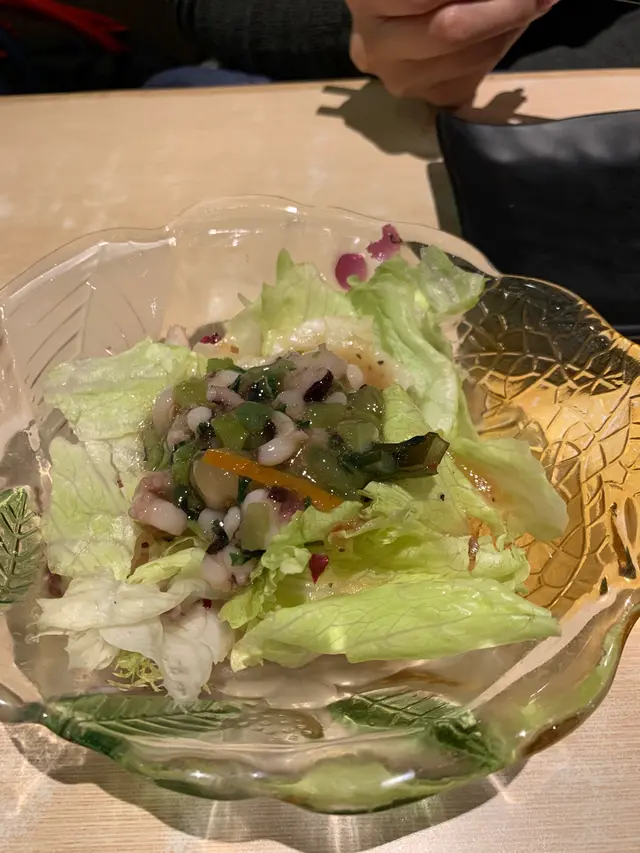 芥辣八爪魚沙律