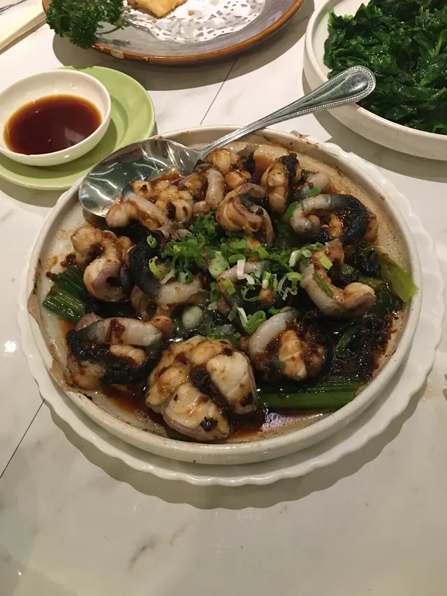 豉汁蒸金錢鱔(例)