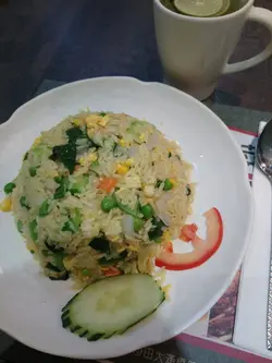 Vegetable fries rice