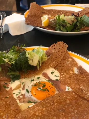 Galette  Salmon  and  Chives