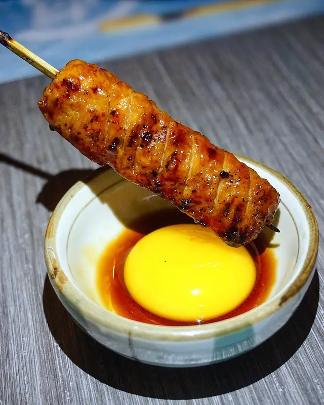 月見自家製免治雞肉棒