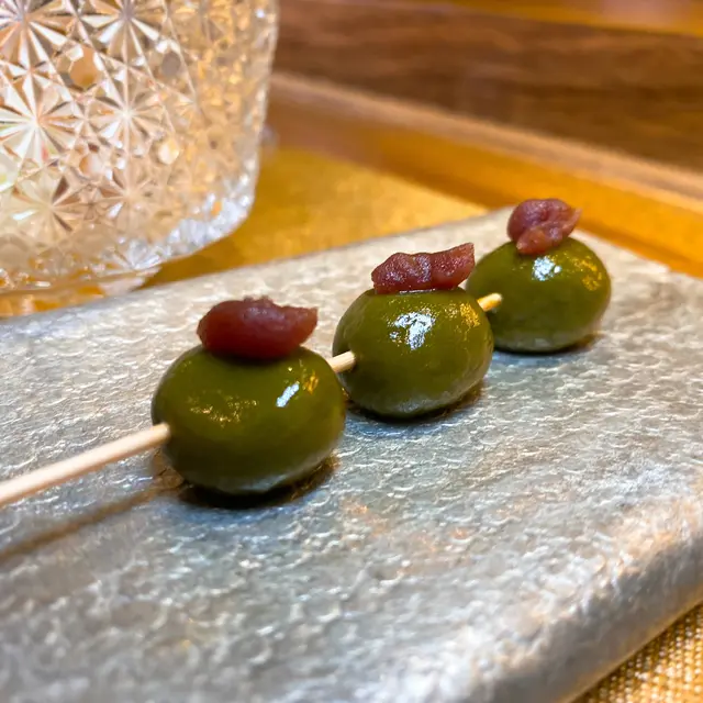 抹茶紅豆小丸子
