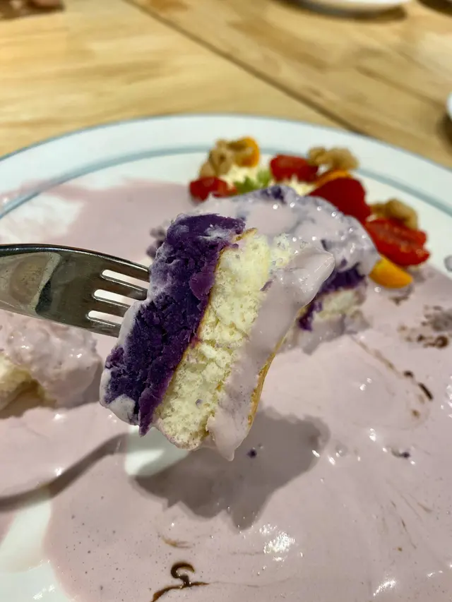 紫薯火山流漿班戟