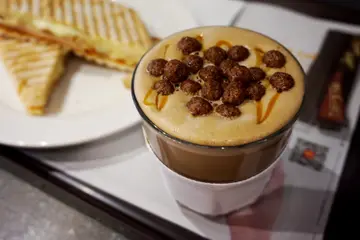 Salted Caramel Milo Latte