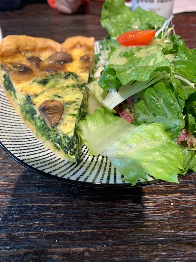 菠菜蘑菇芝士蛋批