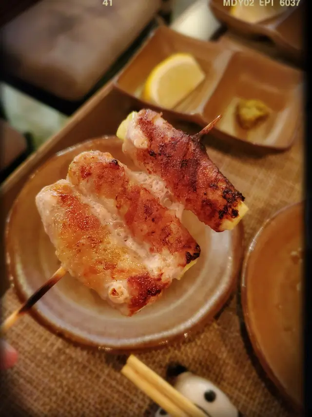 豚肉露筍卷（$20）