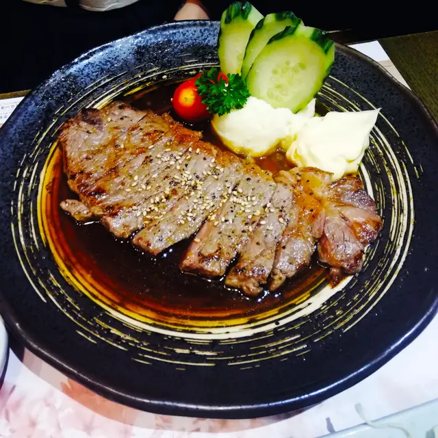 安格斯牛扒定食