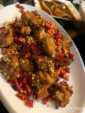 辣子雞👍🏼 - 荃灣的金河餐廳小厨