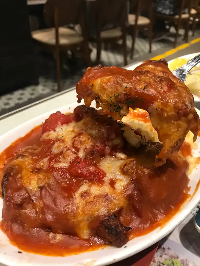 焗鮮茄豬扒飯