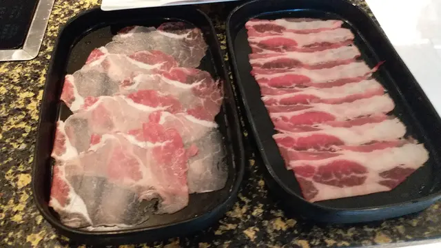 美國肥牛和美國黑豚片