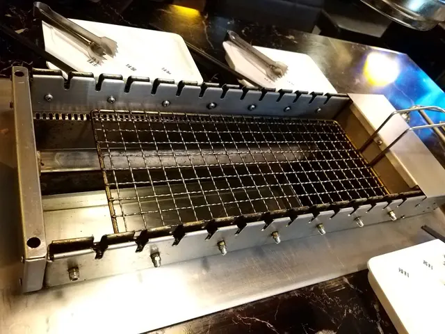 仲要有個鐵絲網喺度畀你放啲蝦 或者啲一兜兜嘅帆立貝 又或者蒜蓉包 幾好唔錯