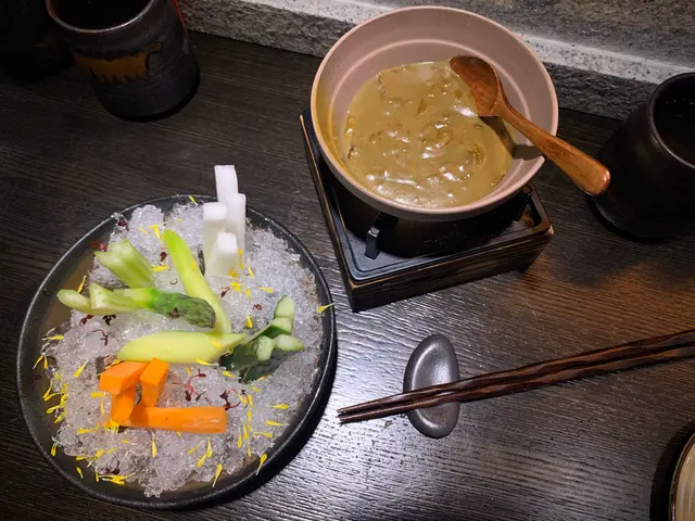 木戶自家製蟹膏配鮮菜條