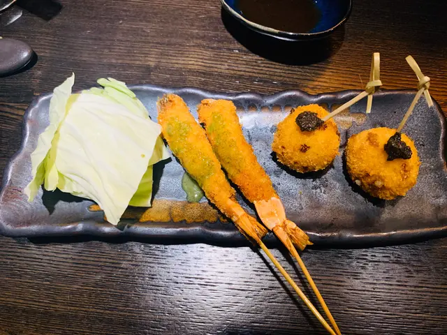 揚蝦串 拼 松露揚薯波