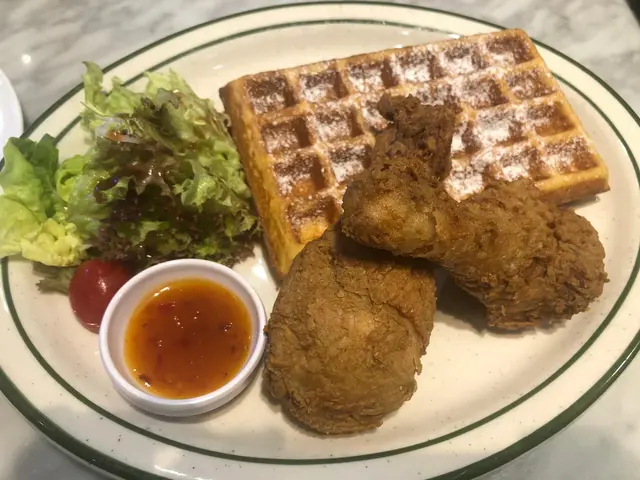 雞腿Waffle