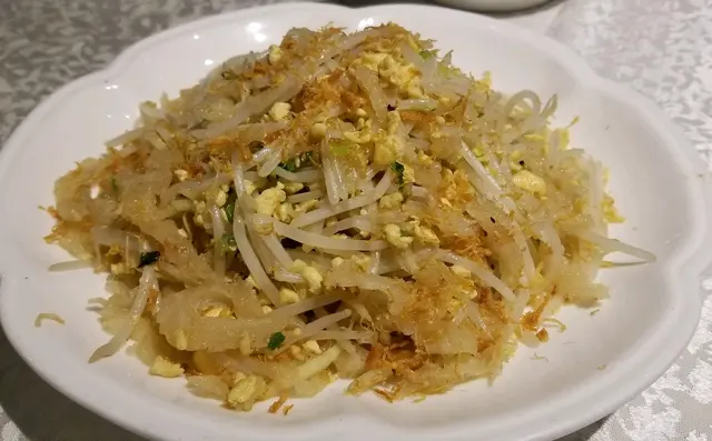 桂花炒魚肚