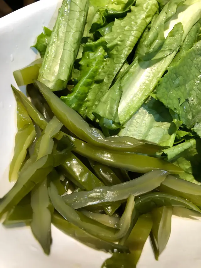 油麥菜 + 海白菜