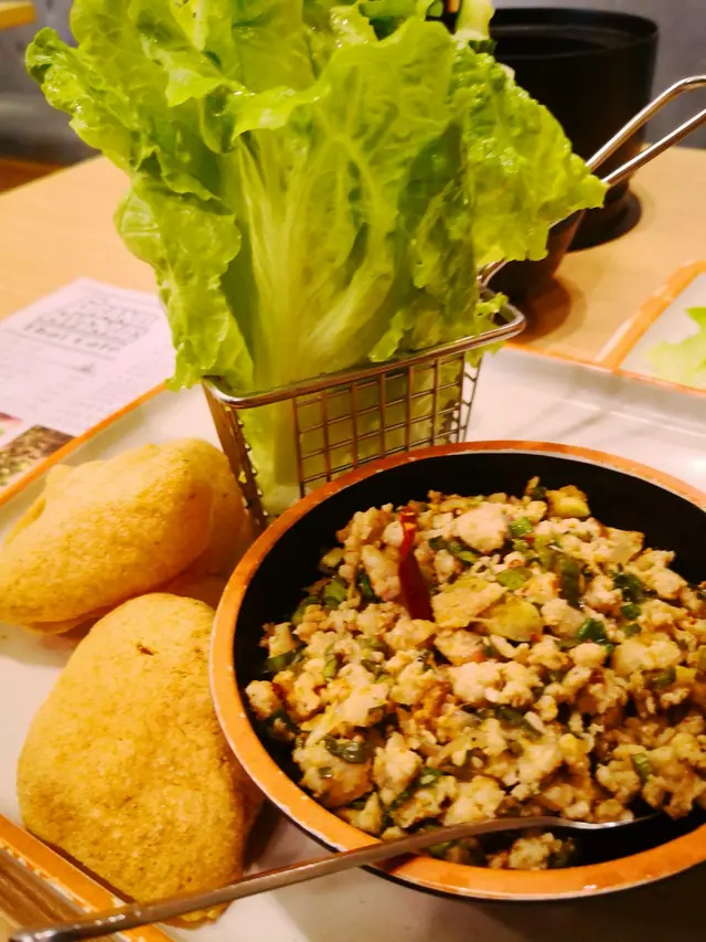生菜肉碎
