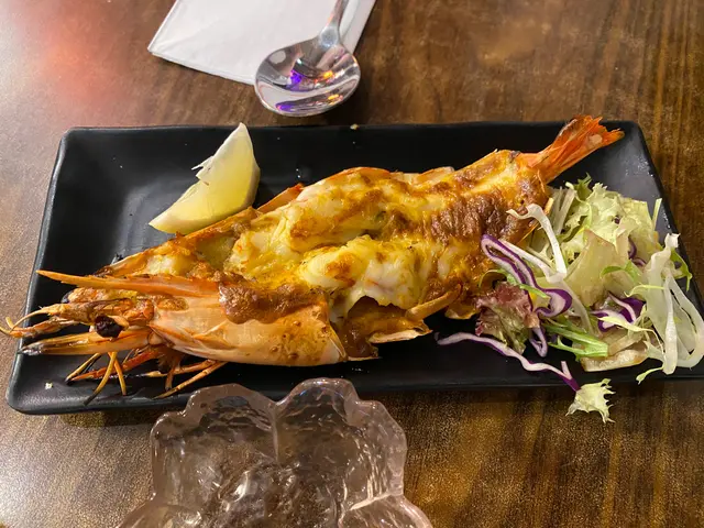 海膽醬燒鬼虎蝦