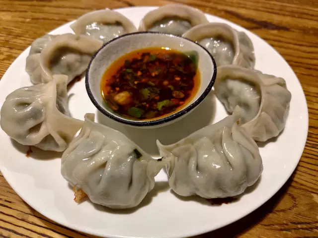 韭菜豬肉煎餃 6隻