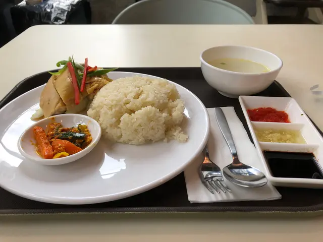 Typical星加坡式海南雞飯