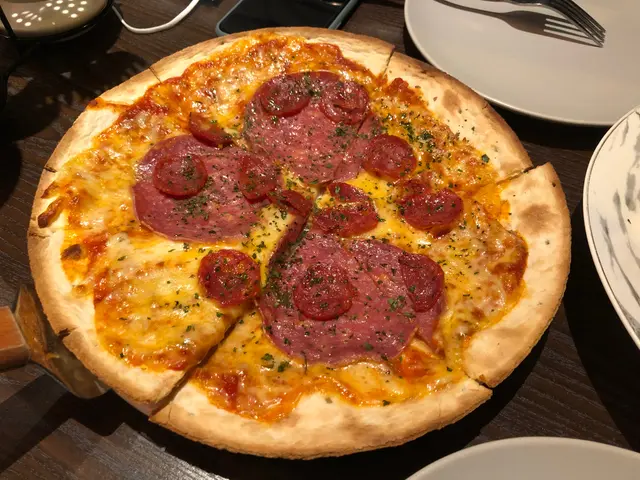 沙樂美&辣肉腸pizza