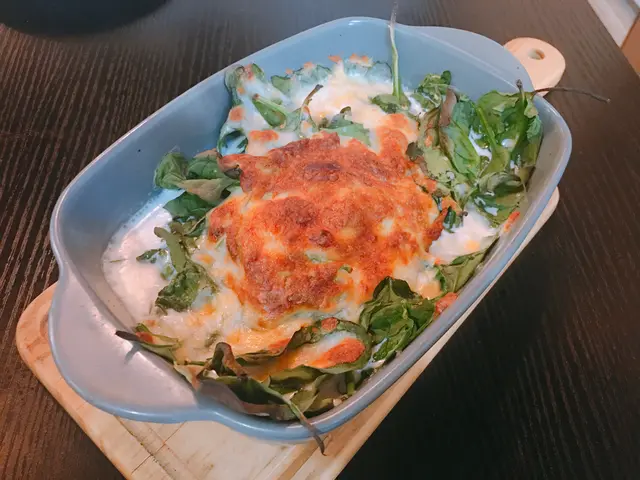 芝士忌廉菠菜苗spinach