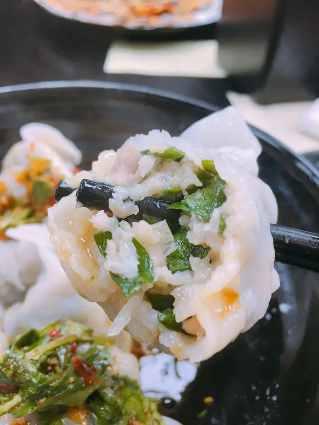 野味韭菜豬肉餃 