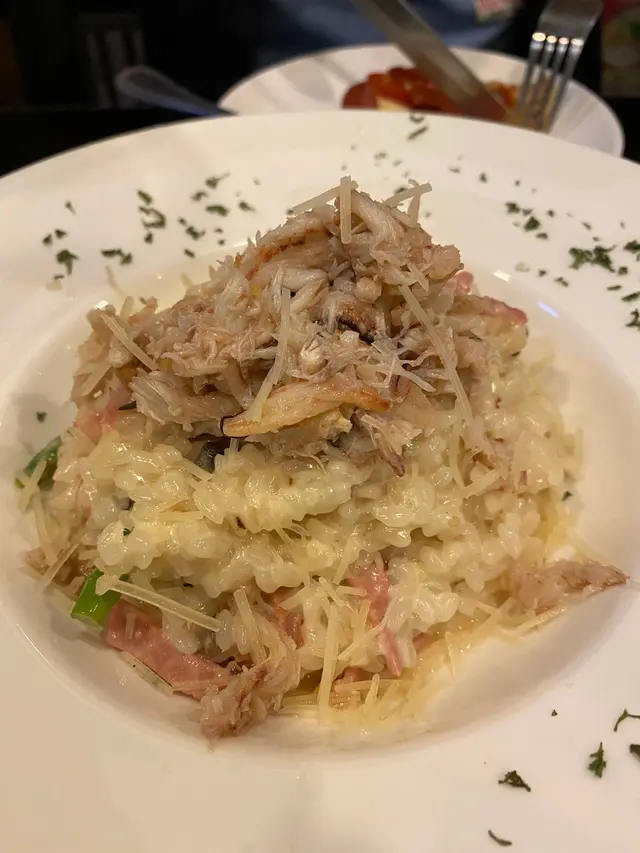 蟹肉蘆筍Risotto